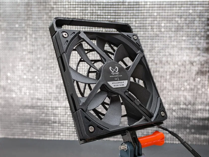 Giá đỡ quạt 120mm gắn ngàm GoPro tiện lợi cho tản nhiệt và quay phim - Image 1