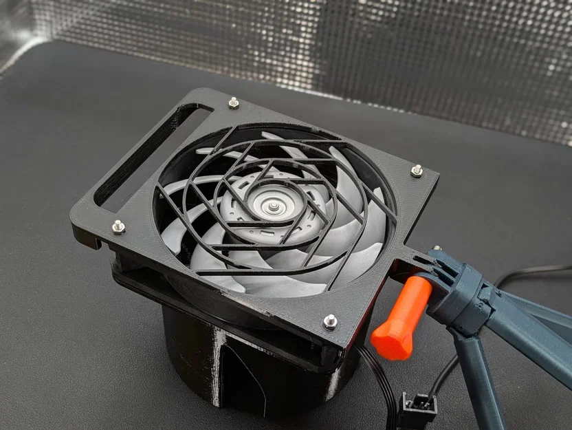Giá đỡ quạt 120mm gắn ngàm GoPro tiện lợi cho tản nhiệt và quay phim - Image 3