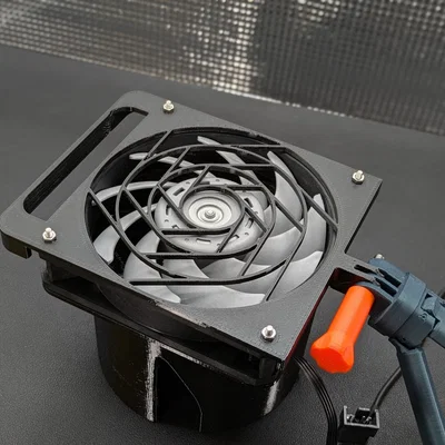 Giá đỡ quạt 120mm gắn ngàm GoPro tiện lợi cho tản nhiệt và quay phim