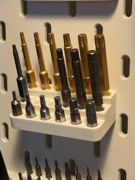 Skadis Bit holder – Giá treo đầu bits 1/4" cho IKEA SKÅDIS - Image 1