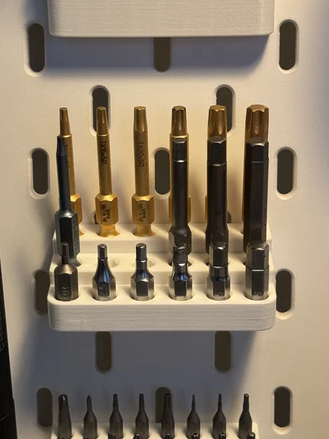 Skadis Bit holder – Giá treo đầu bits 1/4" cho IKEA SKÅDIS - Image 2