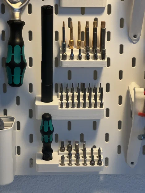 Skadis Bit holder – Giá treo đầu bits 1/4" cho IKEA SKÅDIS - Image 3