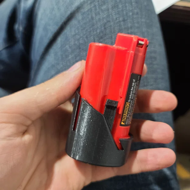 Nắp thay thế cho pin Milwaukee M12 (Battery cover replacement) - Image 2