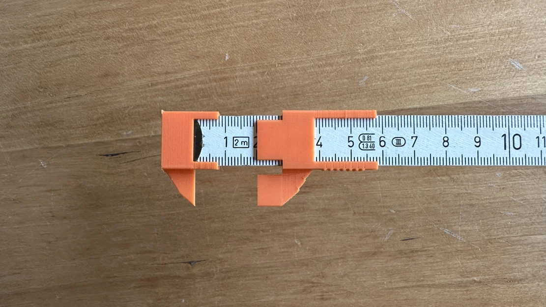 Phụ kiện 3D biến thước gấp gỗ thành thước kẹp đo đạc siêu tiện lợi - Image 1