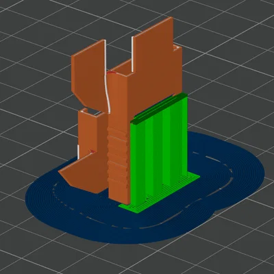Phụ kiện 3D biến thước gấp gỗ thành thước kẹp đo đạc siêu tiện lợi