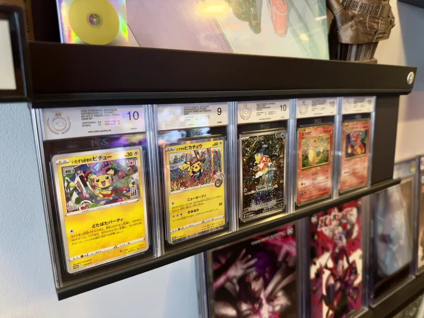 Giá treo thẻ bài PSA/PGS dưới kệ (Undershelf Display Mount) 3D - Image 2