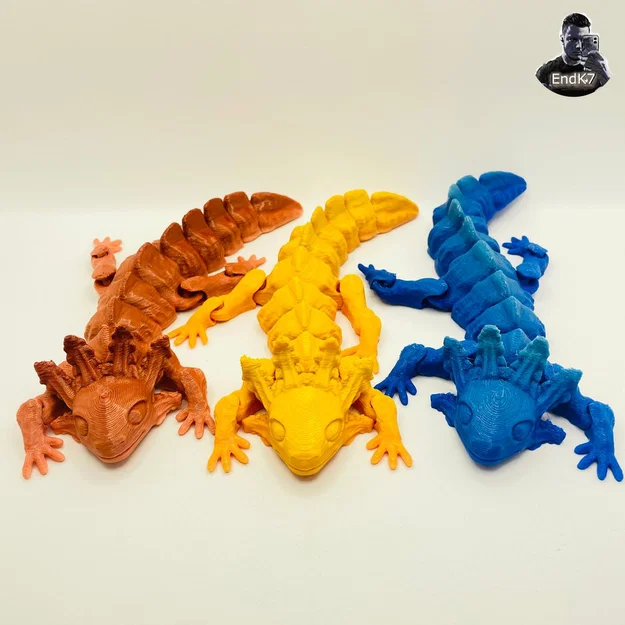 Axolotl siêu dễ thương - ARTICULATED - NO SUPPORTS - PRINT IN PLACE - Image 2