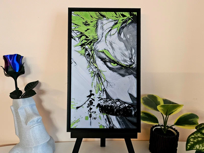 Roronoa Zoro - One Piece (HueForge) - Image 1