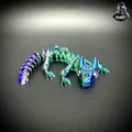 Baby Bull Dragon - Flexi - Print in Place - Không cần Support - Fantasy - Thumbnail 3