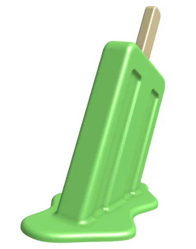 Mô hình trang trí que kem đang tan chảy (Melting popsicle) độc đáo - Image 6