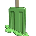 Mô hình trang trí que kem đang tan chảy (Melting popsicle) độc đáo - Thumbnail 7