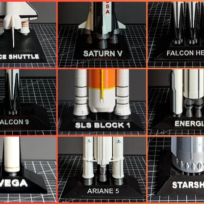 Bệ đỡ rocket phiên bản cũ (Old rocket stand)