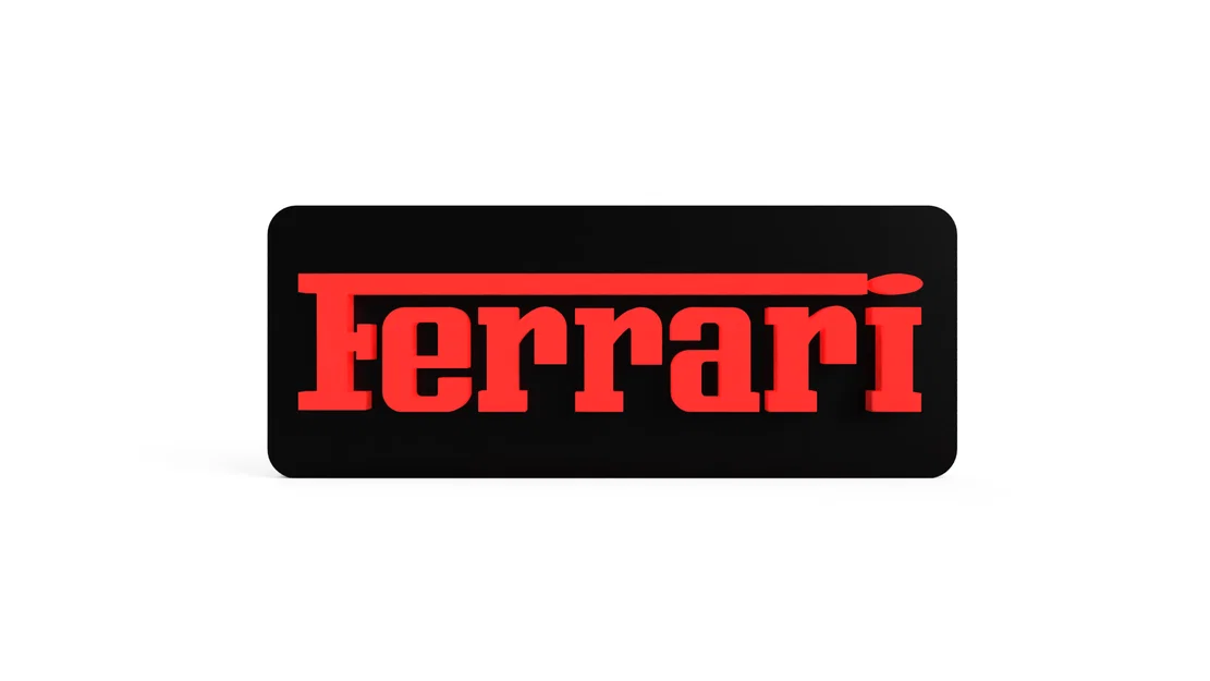 Mô hình logo 3D Ferrari cực đẹp - 2 phiên bản độc đáo cho người mê xe - Image 2