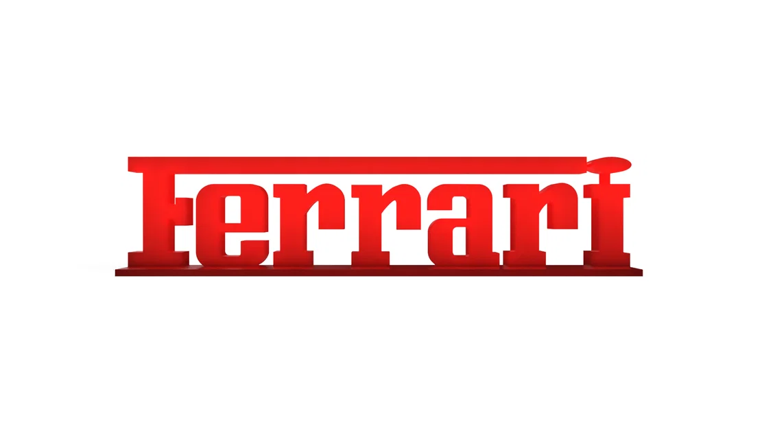 Mô hình logo 3D Ferrari cực đẹp - 2 phiên bản độc đáo cho người mê xe - Image 4