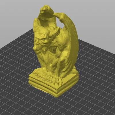 Mô hình tượng Gargoyle trang trí 3D độc đáo