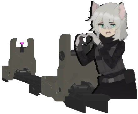 Kính ngắm sau Anime Rear Gun Sight - Image 2