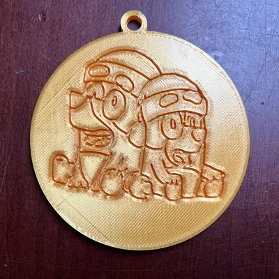 Đồ treo Noel Bluey (Bluey Christmas Ornament)