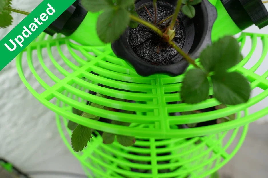 Hydroponic Tower Terrace cho 5 chậu (Hydroponic_Tower_Terrace_for_5_Pots) - Image 3