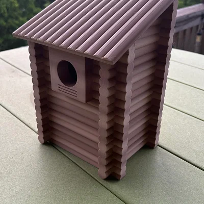 Nhà chim Log Cabin cho Bluebird (Log Cabin Bluebird Birdhouse)