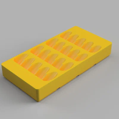 Khay Gridfinity cho dao phay ngón 1/2 (1/2 End Mill Gridfinity Organizer)