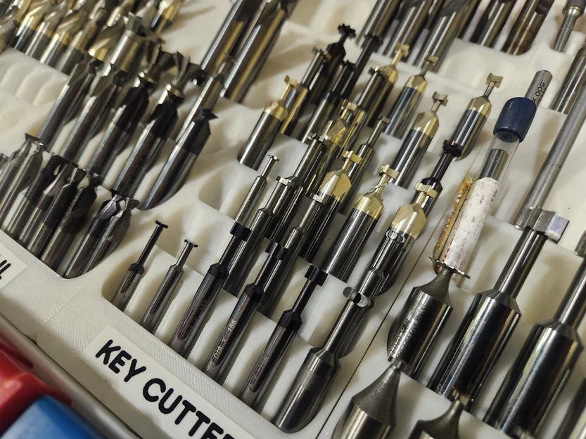 Khay Gridfinity đựng end mill 1/4" - Image 2