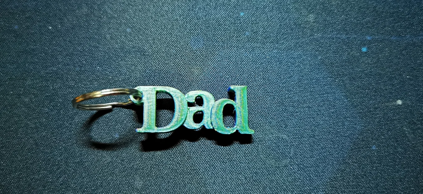 Móc khóa 3D chữ Dad - Quà tặng ý nghĩa cho Ngày của Cha - Image 1
