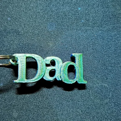 Móc khóa 3D chữ Dad - Quà tặng ý nghĩa cho Ngày của Cha