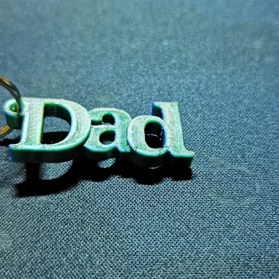 Móc khóa 3D chữ Dad - Quà tặng ý nghĩa cho Ngày của Cha
