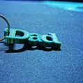 Móc khóa 3D chữ Dad - Quà tặng ý nghĩa cho Ngày của Cha - Thumbnail 3