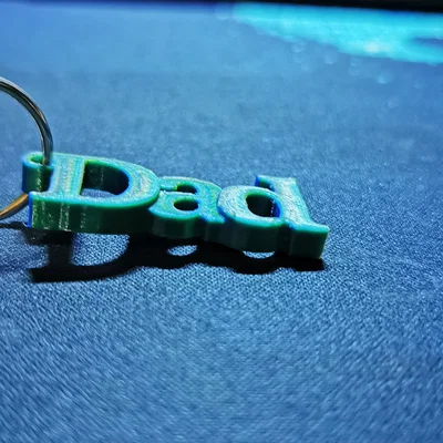 Móc khóa 3D chữ Dad - Quà tặng ý nghĩa cho Ngày của Cha
