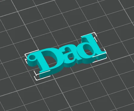 Móc khóa 3D chữ Dad - Quà tặng ý nghĩa cho Ngày của Cha - Image 4