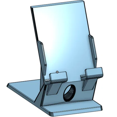 Giá đỡ điện thoại (Phone Holder) một mảnh, in không cần supports