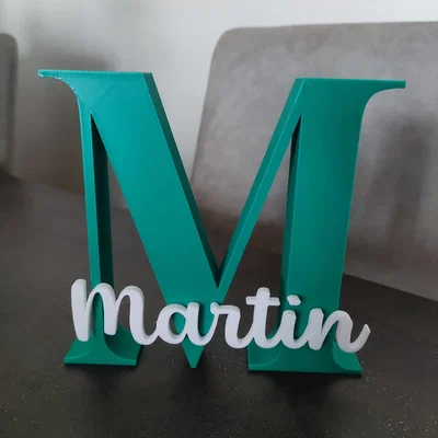 Bộ Chữ Cái 3D Cá Nhân Hóa Độc Đáo Để Trang Trí Và Làm Quà Tặng