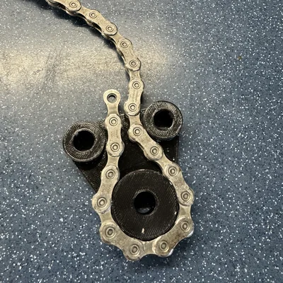 Dụng cụ uốn xích xe đạp Waxed chain bender in 3D