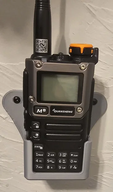Giá treo tường bộ đàm Quansheng UV-K5 - Phụ kiện in 3D gọn gàng - Image 1