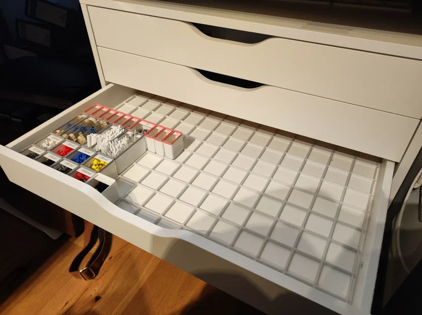 Đế Gridfinity cho ngăn kéo IKEA Alex (bản rộng) - Image 1