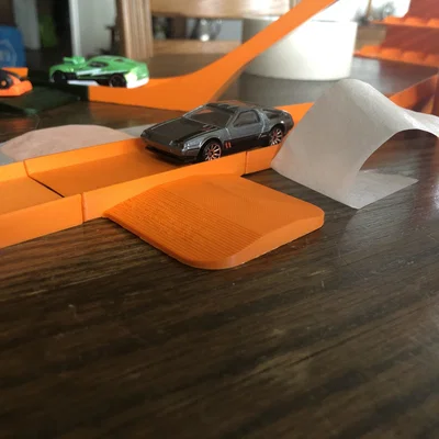 Đoạn track gắn kẹp/dán cho hệ Custom Hot Wheels Track System