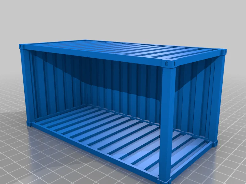 Container (Thùng container vận chuyển) cho bàn SciFi/Modern - Image 2