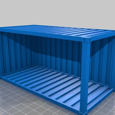 Container (Thùng container vận chuyển) cho bàn SciFi/Modern