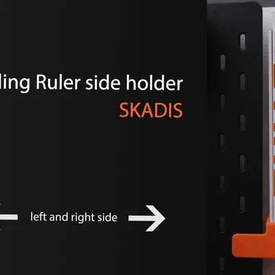 Giá đỡ thước gấp gắn bảng SKADIS tiện lợi - In 3D dễ dàng