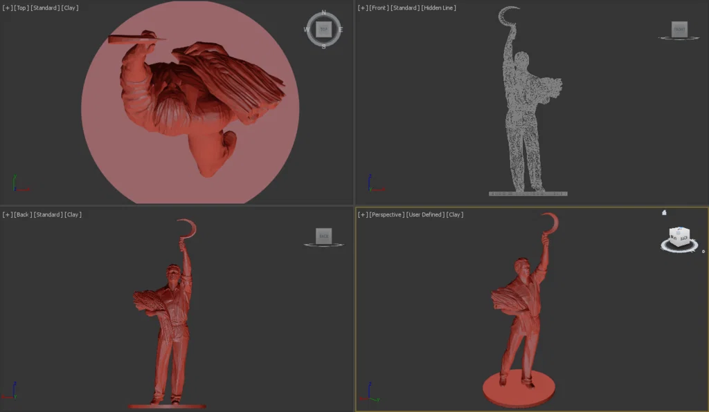 Mô hình tượng đài 3D trong game Atomic Heart (Chelomey Complex) - Image 2