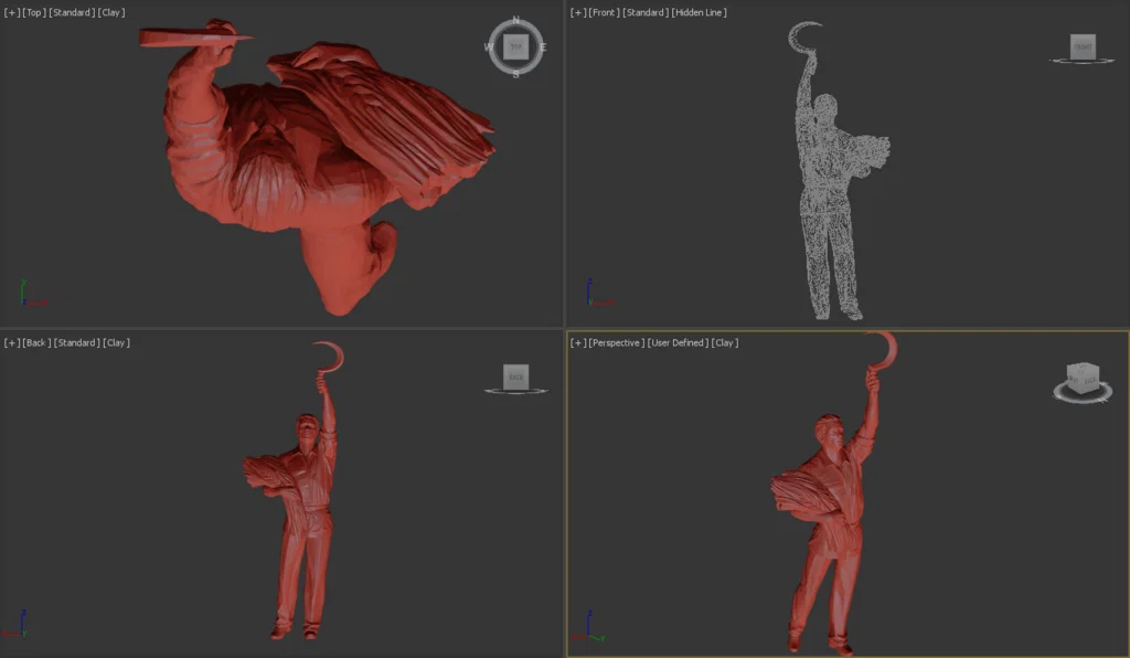 Mô hình tượng đài 3D trong game Atomic Heart (Chelomey Complex) - Image 3