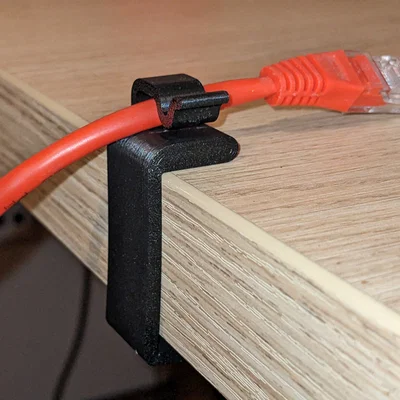 Kẹp giữ cáp tham số (Parametric Cable Clip) cho mép bàn