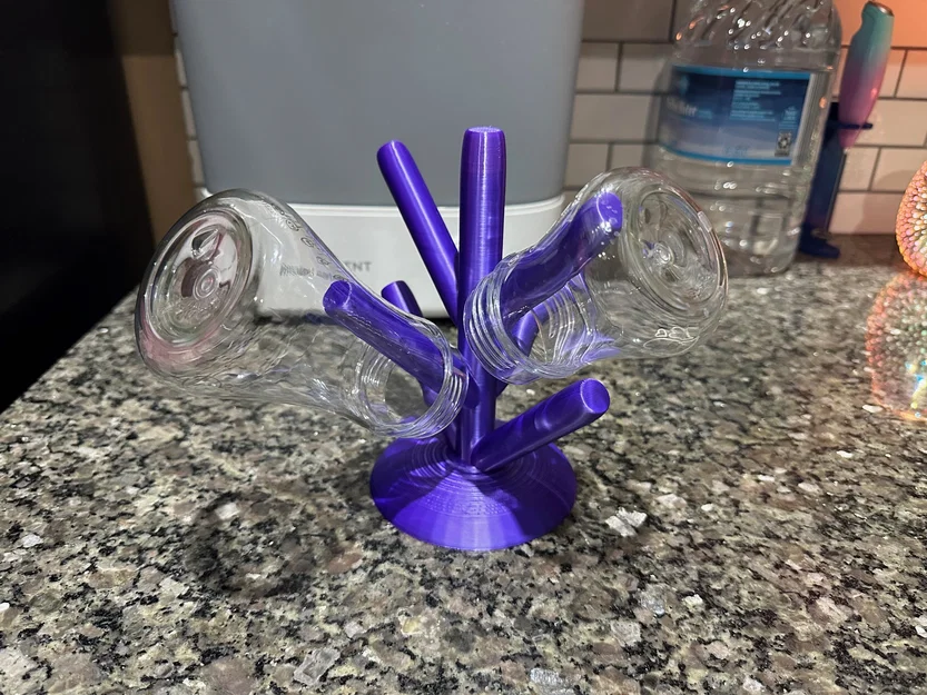 Giá phơi bình sữa cho bé (Baby Bottle Drier) in 3D gọn gàng - Image 2