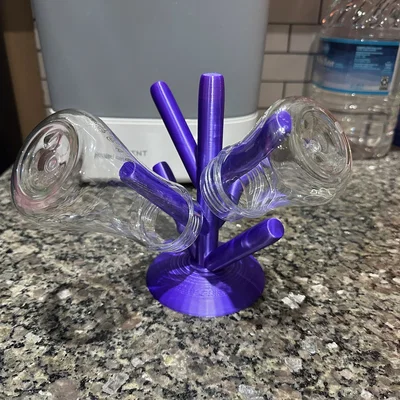 Giá phơi bình sữa cho bé (Baby Bottle Drier) in 3D gọn gàng