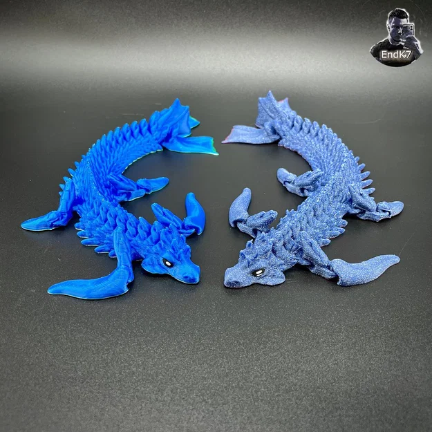 Hải Long (Sea Dragon) khớp nối – Print in Place – Flexi – Không cần Support - Image 1