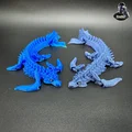 Hải Long (Sea Dragon) khớp nối – Print in Place – Flexi – Không cần Support - Thumbnail 1