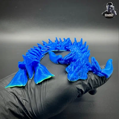 Hải Long (Sea Dragon) khớp nối – Print in Place – Flexi – Không cần Support