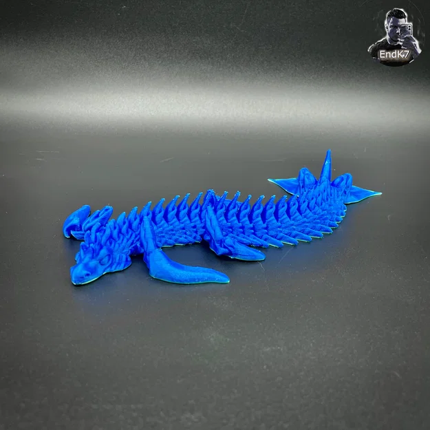 Hải Long (Sea Dragon) khớp nối – Print in Place – Flexi – Không cần Support - Image 5
