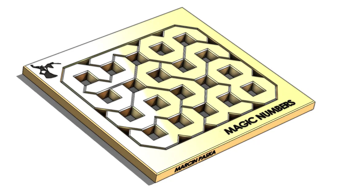 Bộ đồ chơi trí tuệ Puzzle - Magic Numbers in 3D - Image 1